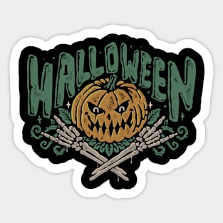 Halloween Vintage Sticker